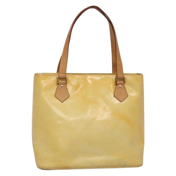 LOUIS VUITTON Monogram Vernis Houston Hand Bag Gris M91053 - Picture 1 of 13